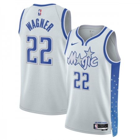 Canotte Uomo Orlando Magic Franz Wagner Nike 2025-26 City Edition Bianco Swingman